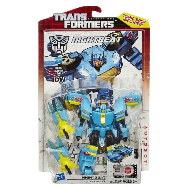 НайтБит с оружием и комиксом "поколение трансформеров" (12 см.) от Hasbro