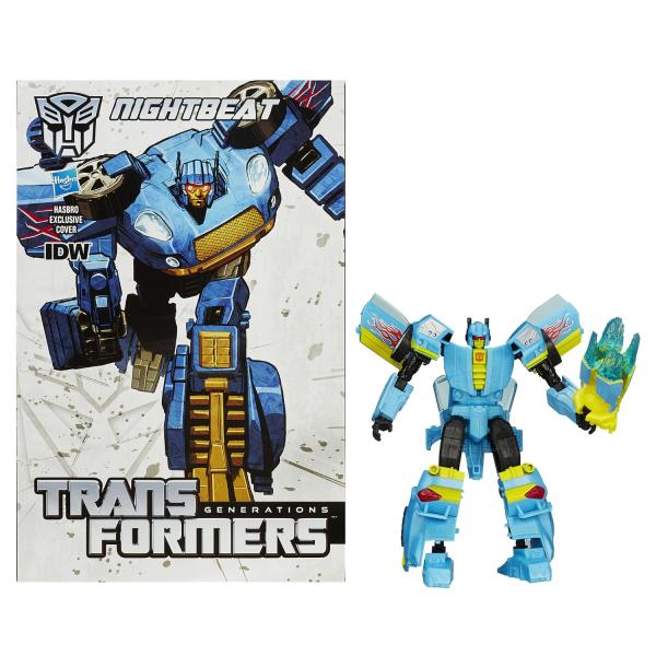 НайтБит с оружием и комиксом "поколение трансформеров" (12 см.) от Hasbro