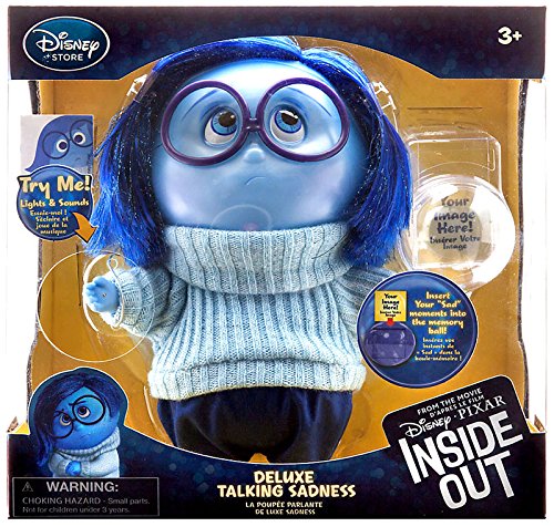 Печаль. Кукла говорит и светится "Головоломка / Inside out" (около 19 см.)