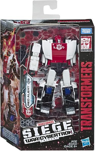 Ред Алёрт с оружием "война за Кибертрон" / SIEGE (около 13 см.) от Hasbro/Takara
