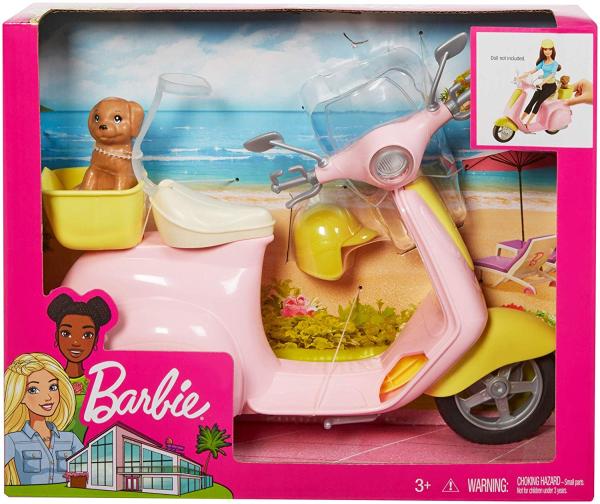 Скутер для Барби с собачкой (27 х 22 см.) от Mattel
